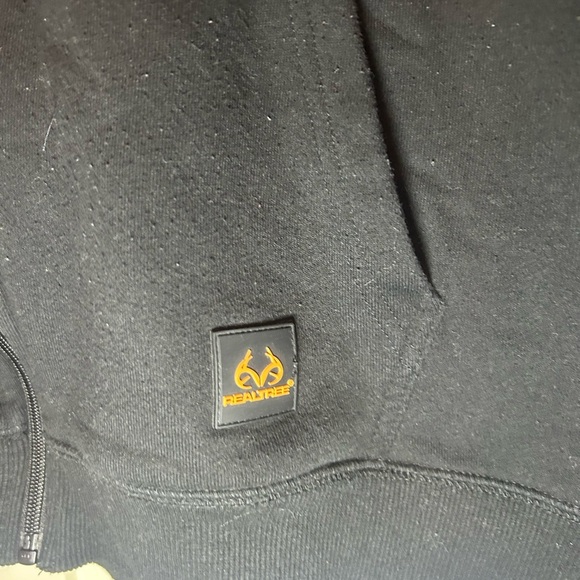 Real tree black camo hood zip-up hoodie - Picture 5 of 9